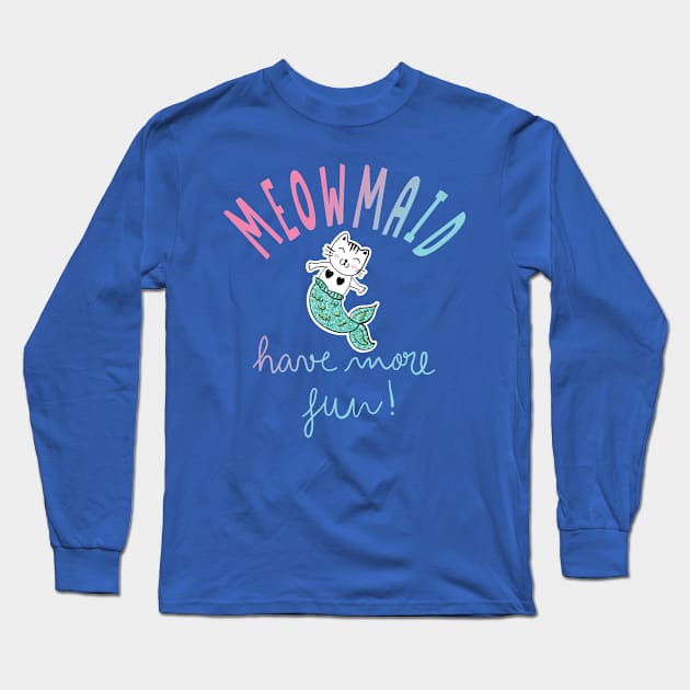 MeowMaid Long Sleeve T-Shirt by TomCage